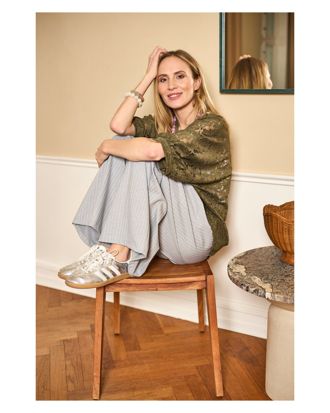 BCDEBBIE LACE BLOUSE (41082)