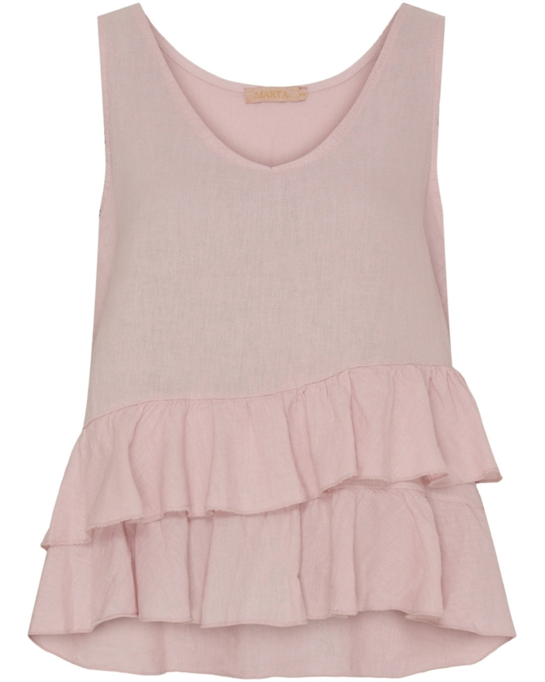 Marta hør top (84511)