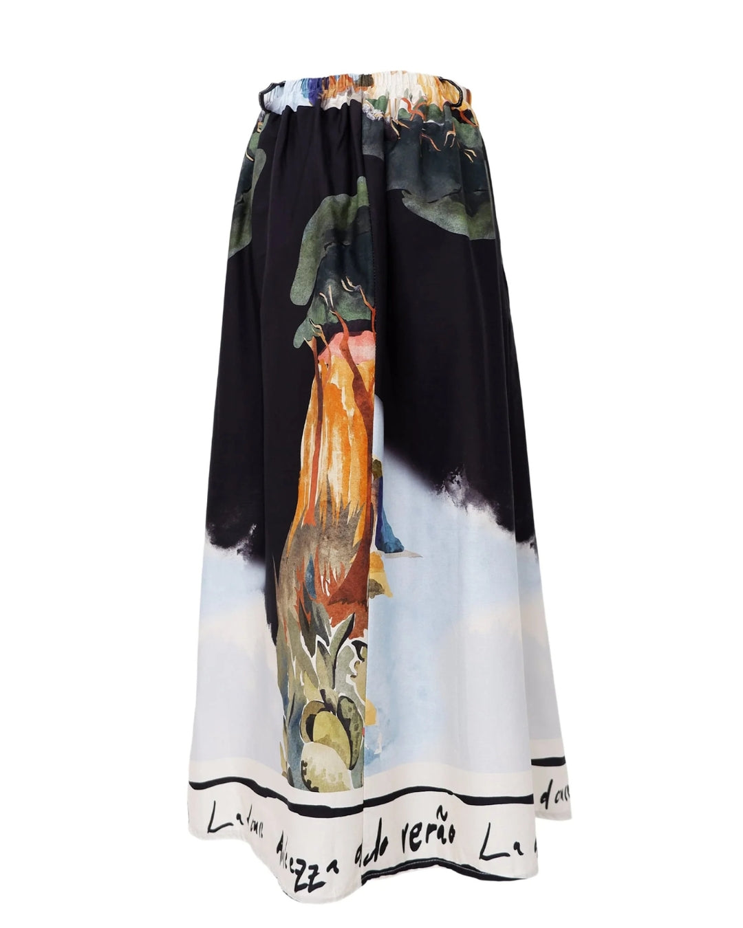 Black Colour nederdel (40980)