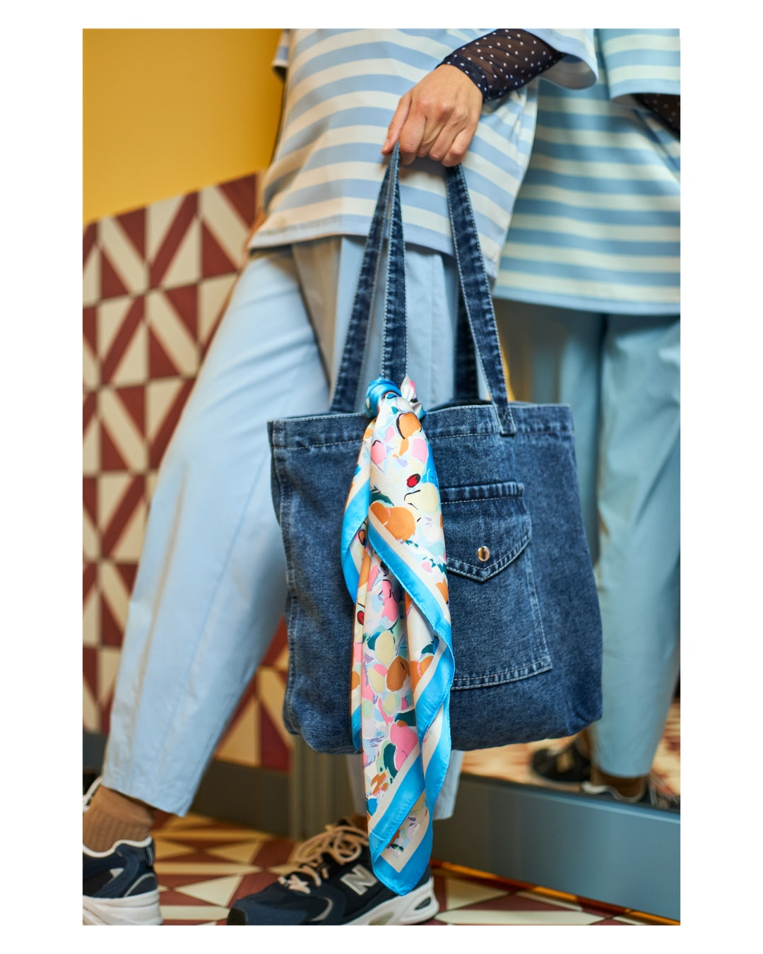 BCHALLE DENIM BAG (9378)