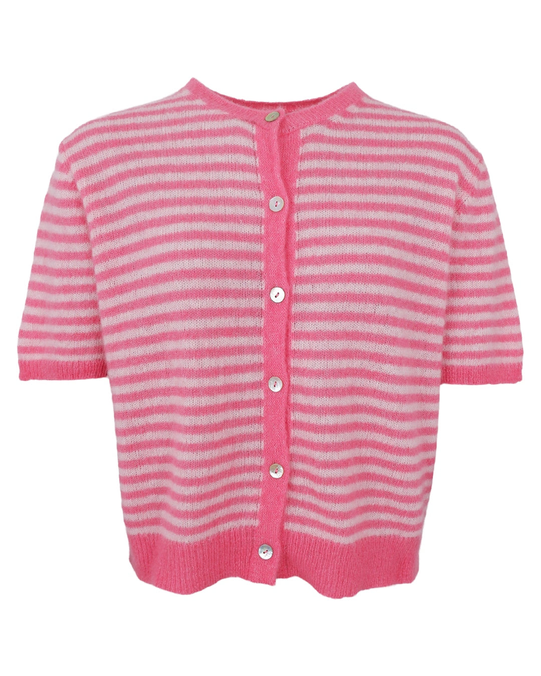 BCDELL STRIPED SS CARDIGAN (1256)