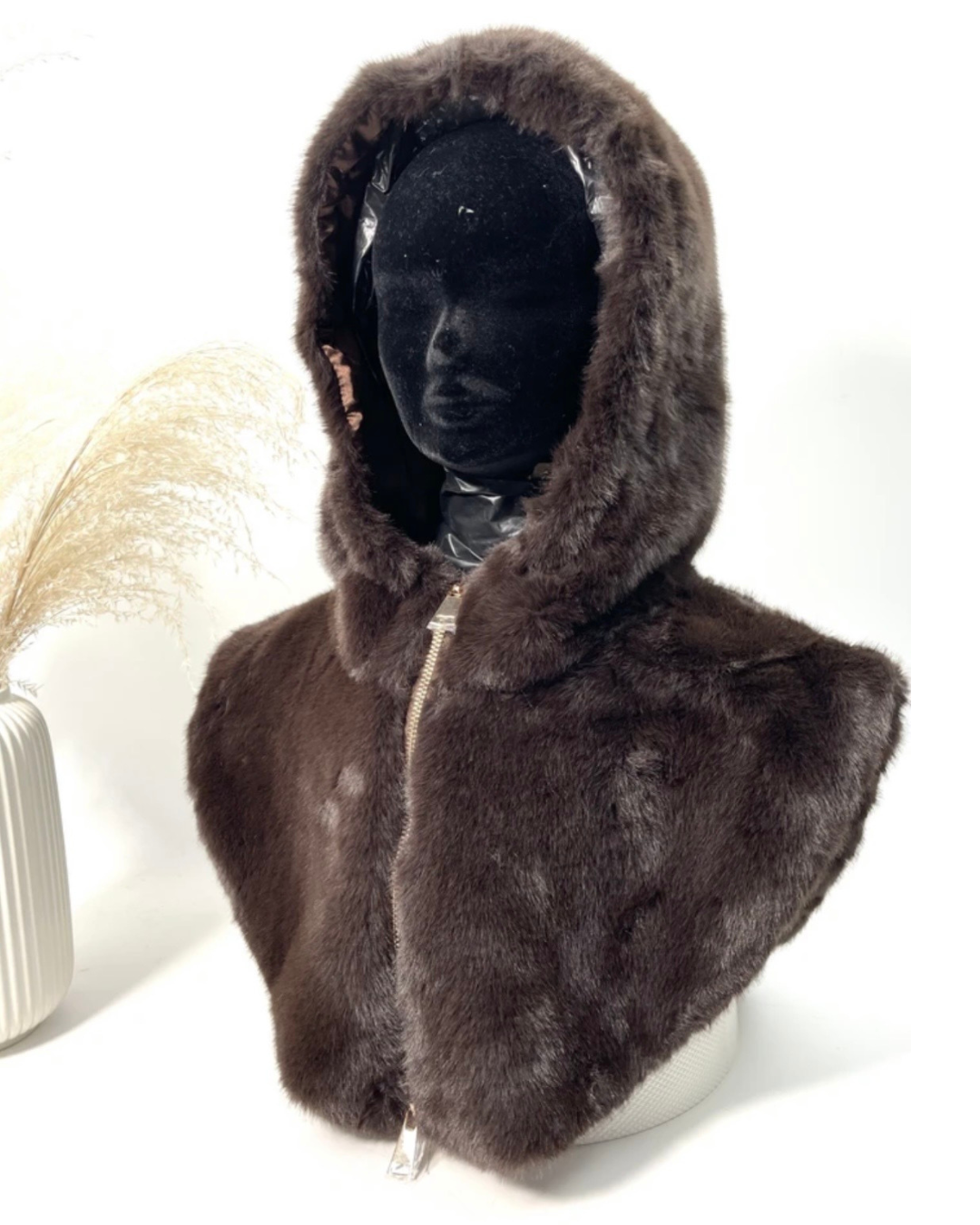 Fake fur balaclava