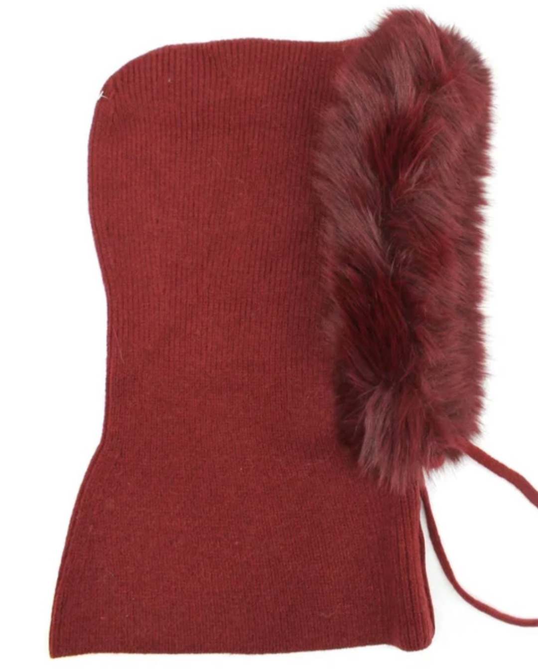 Balaclava med fake fur