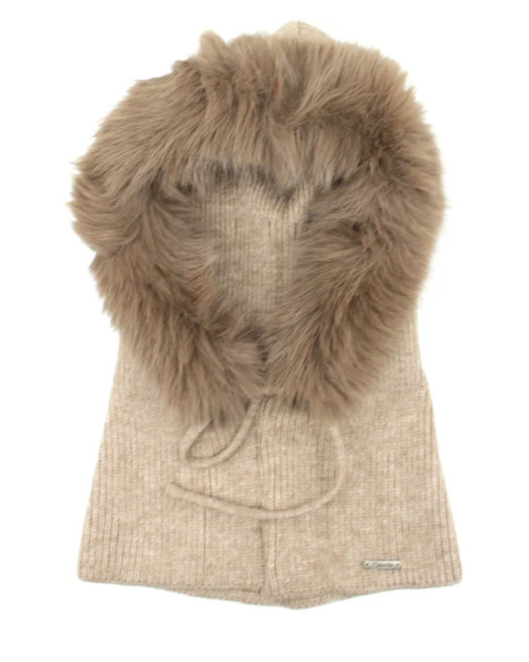 Balaclava med fake fur