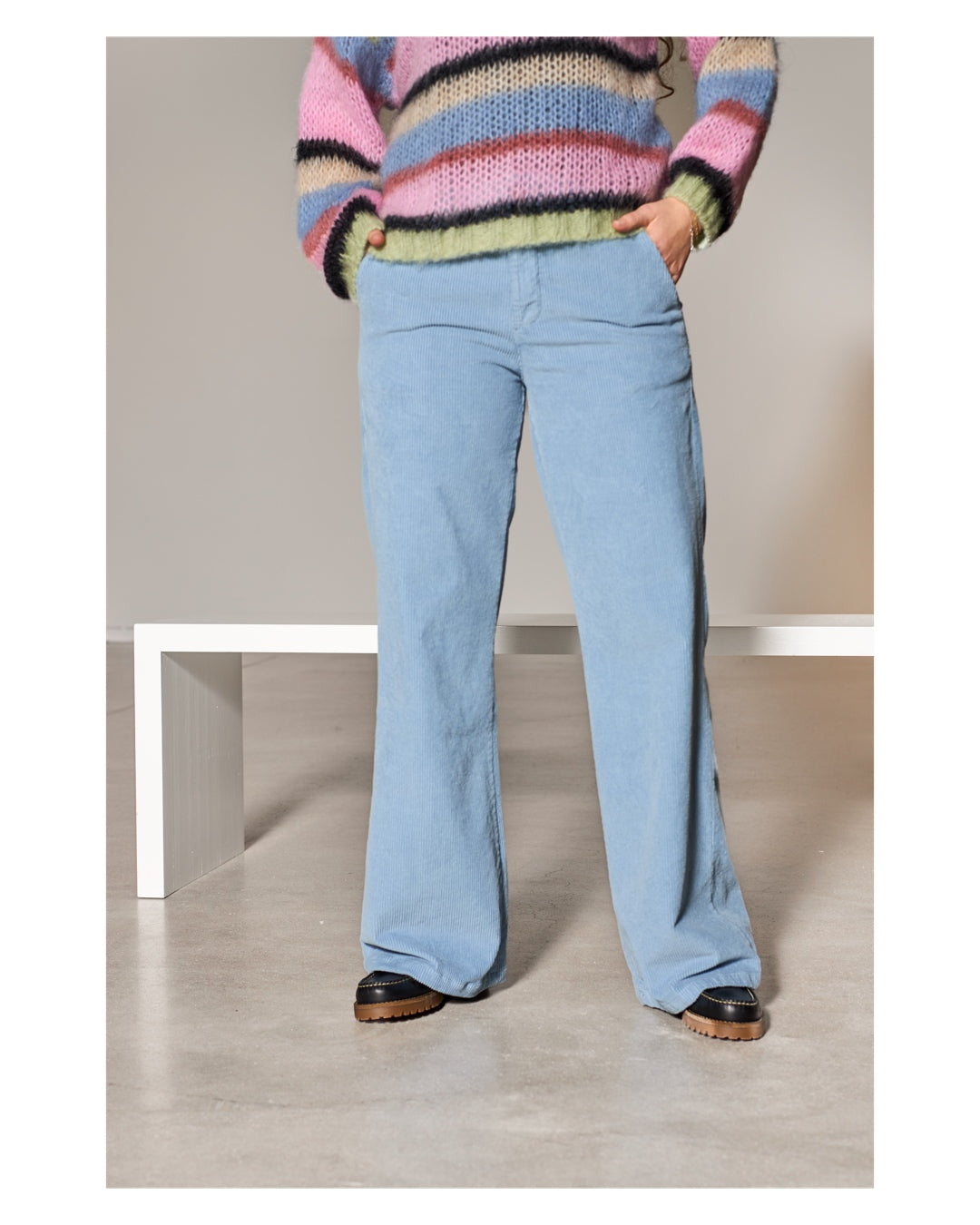 BCCORA CORDUROY BOX PANT (40676)