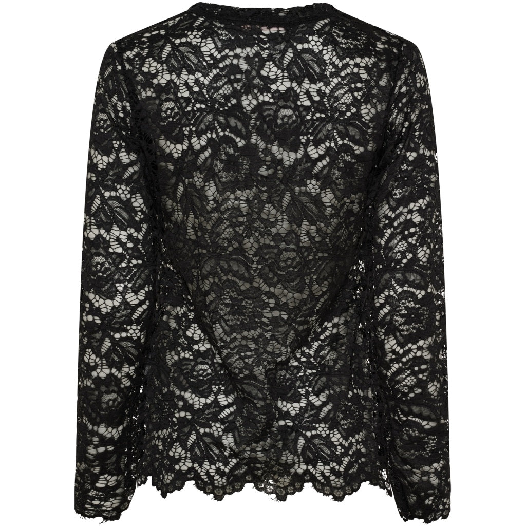 Mdcmilley Ls Tee mesh bluse (7707)